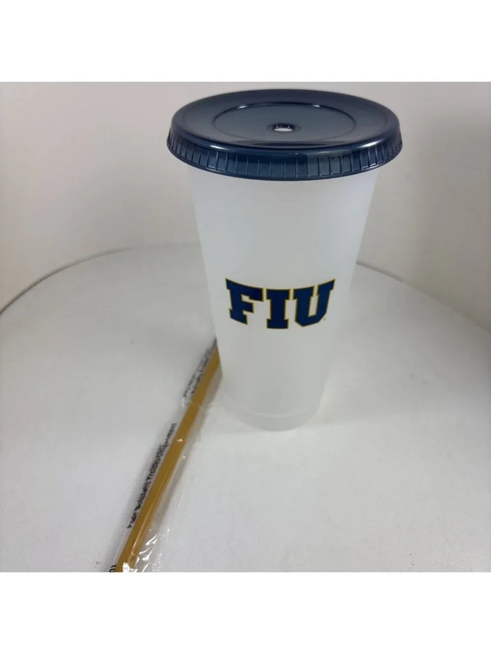 Starbucks Florida International University FIU Reusable Cup, Lid And Straw New